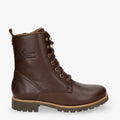 Fara Trav botas de piel con forro interior de pelo. marron