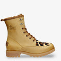 Altea Igloo botas de piel con forro interior de pelo natural. vintage