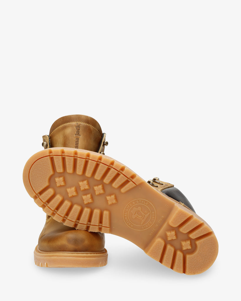 Amur Gtx botín de piel con forro interior de gore-tex®. vintage