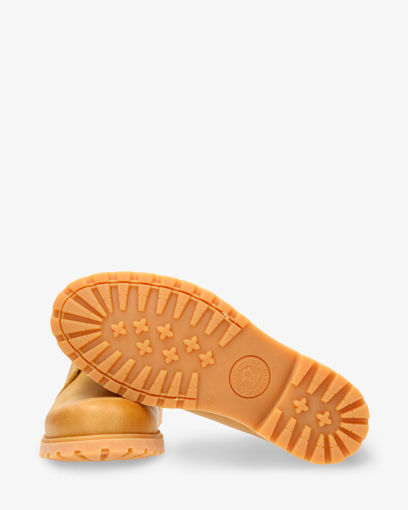 Bota Panama botines de piel con forro interior de piel. vintage