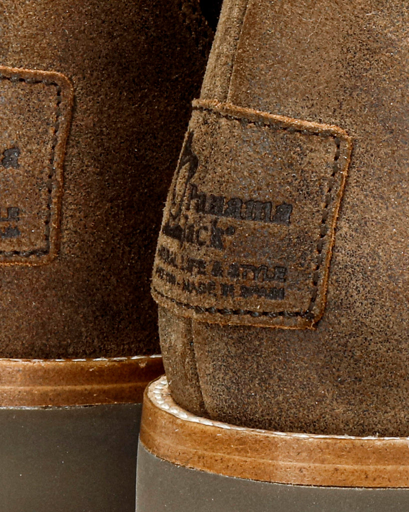 Burton Igloo botines de piel con forro interior de pelo natural. marron