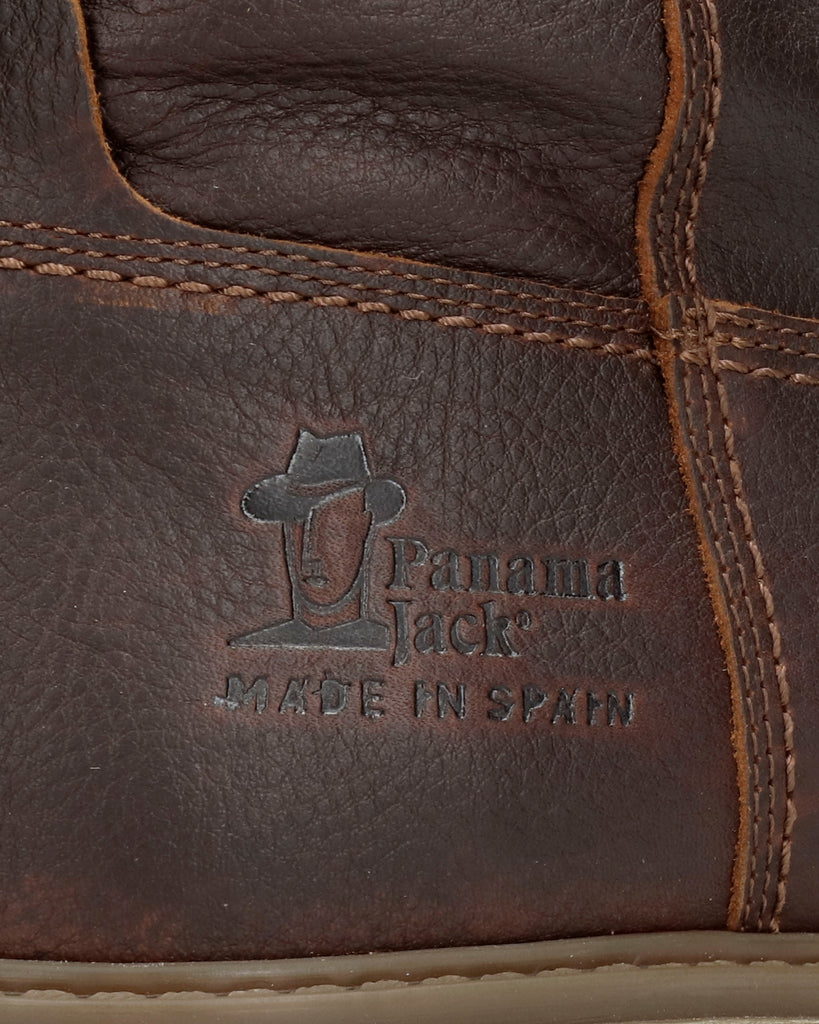 Fedro botas de piel con forro interior de pelo. castaño