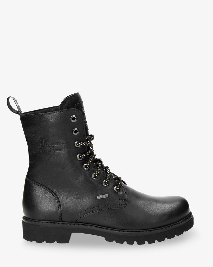 Frisia Gtx botas de piel con forro interior de gore-tex®. negro