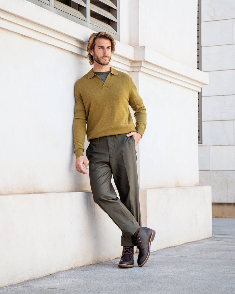 Gael botines de piel con forro interior de piel. castaño