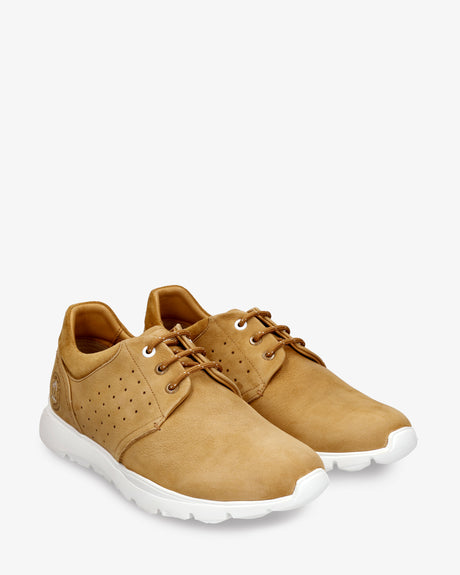Julius sneakers de piel con forro interior de piel. ocre