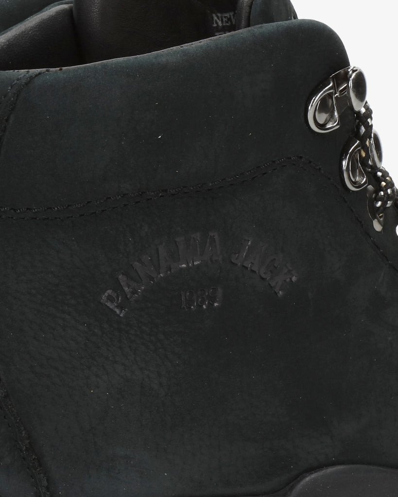 Newark botines de piel con forro interior de piel. negro