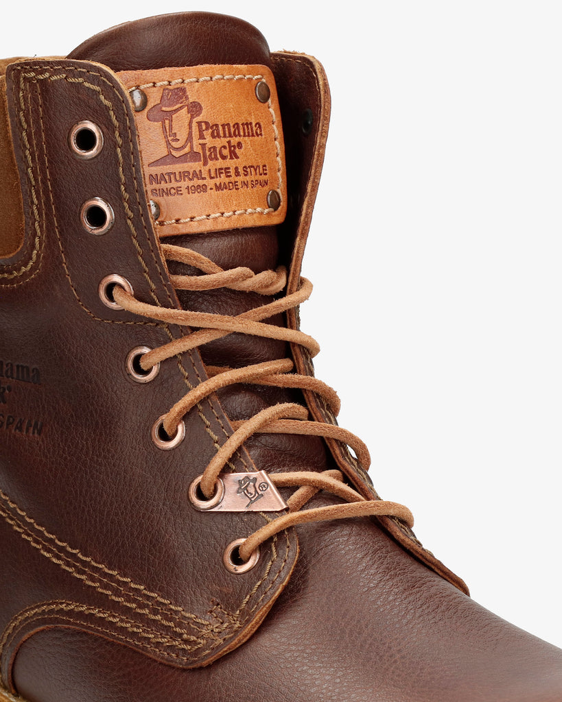 Panama 03 Igloo botas de piel con forro interior de pelo natural. cuero