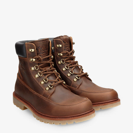 Polop botas de piel con forro interior de piel. cuero