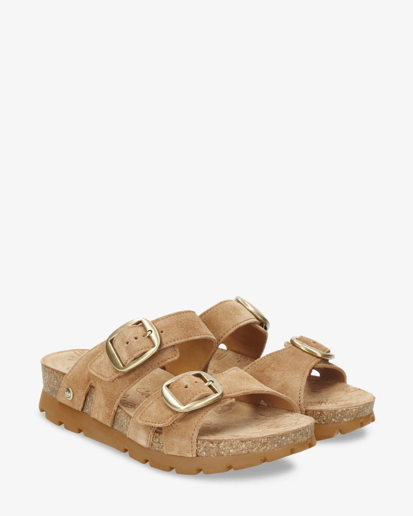 Shirley sandalias de piel con forro interior de piel. cuero