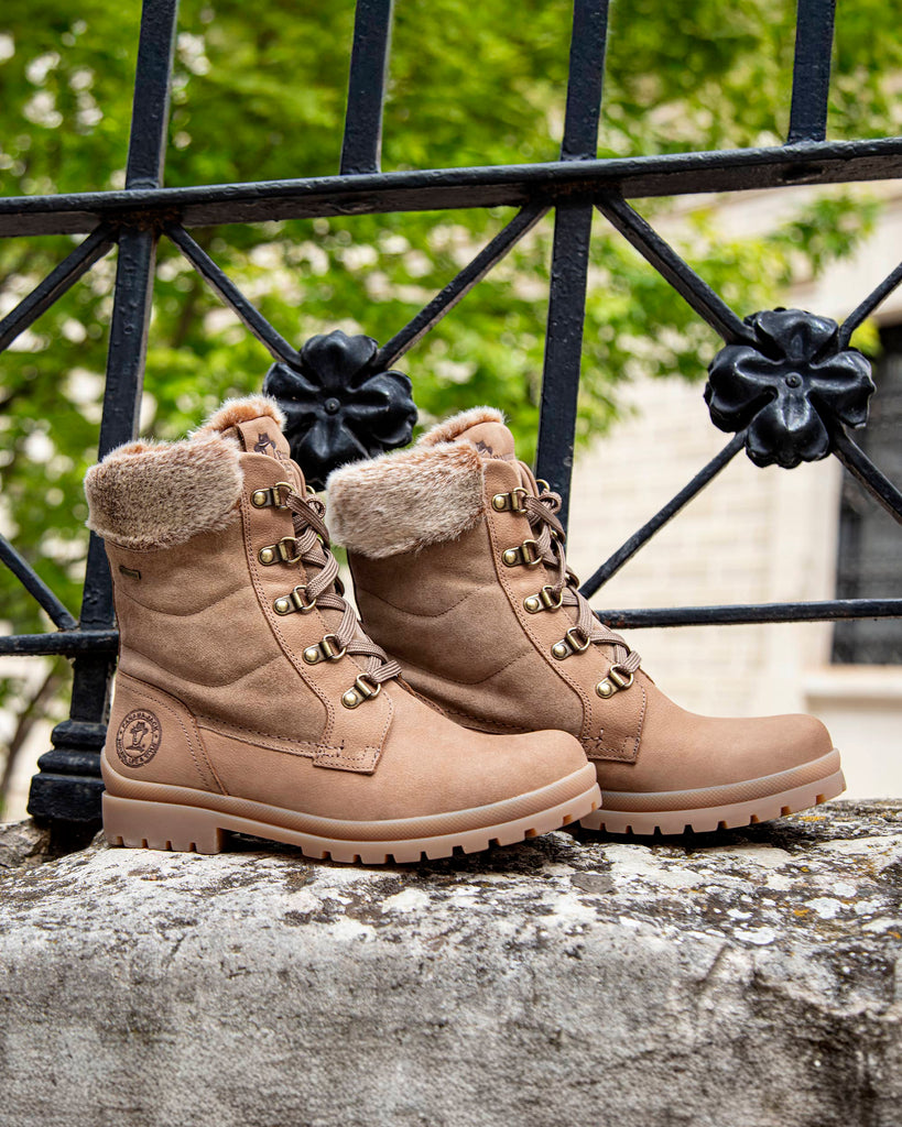 Tuscani Gtx botas de piel con forro interior de gore-tex®. taupe